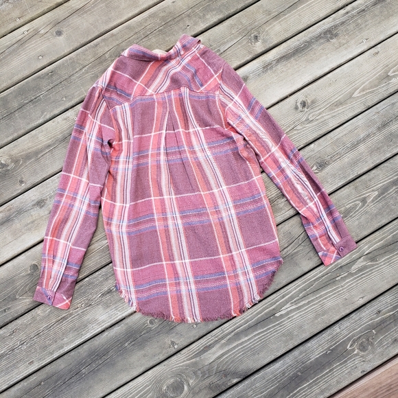 cloth & stone | fray button down - Picture 5 of 7